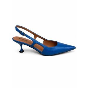 NEW LOLA CRUZ women's berenice pointed toe heel in blue